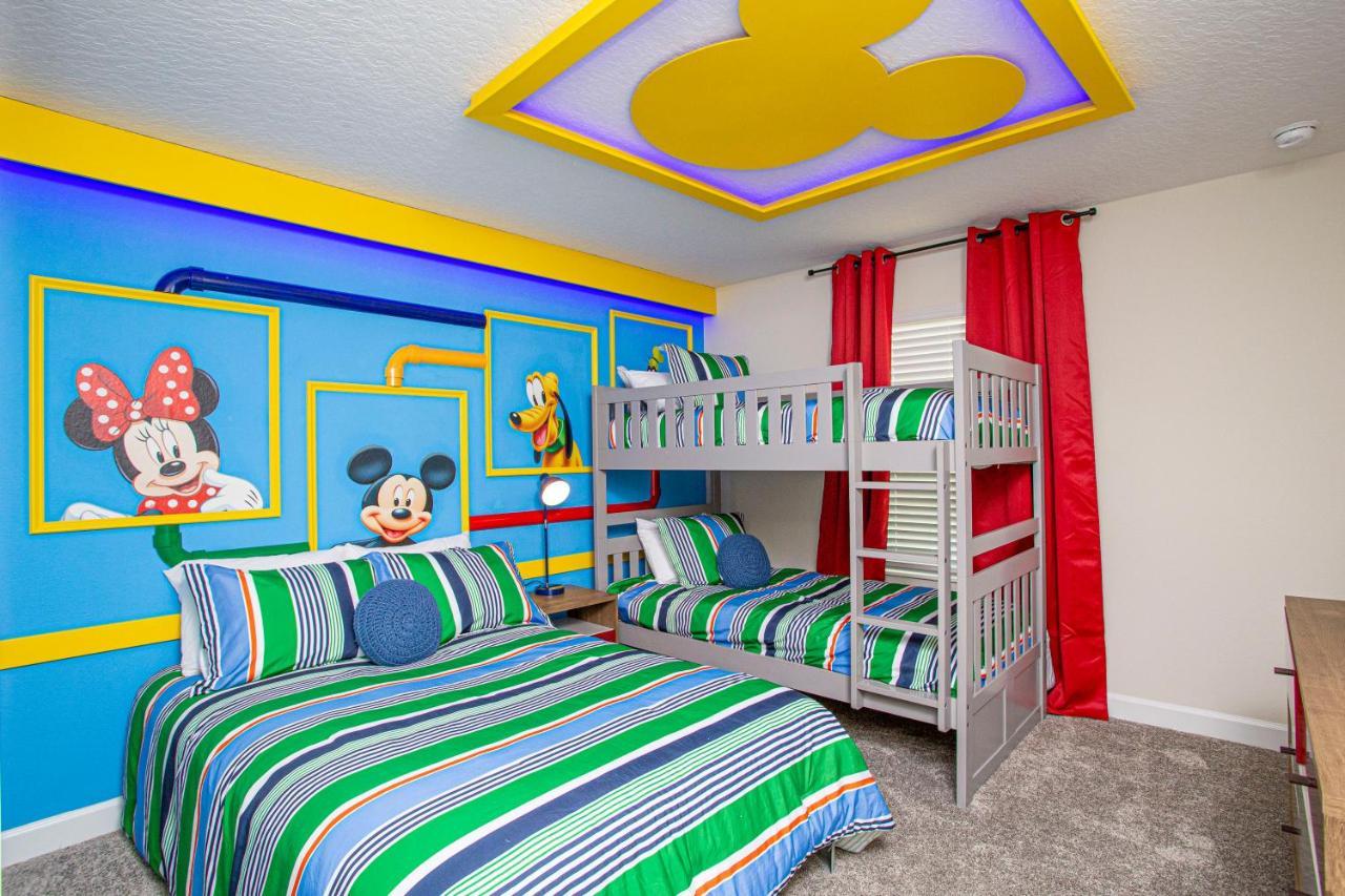 Gorgeous 4 Bedroom W/ Pool Close To Disney 4836 كيسيمي المظهر الخارجي الصورة