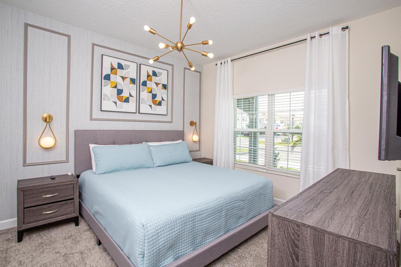 Gorgeous 4 Bedroom W/ Pool Close To Disney 4836 كيسيمي المظهر الخارجي الصورة