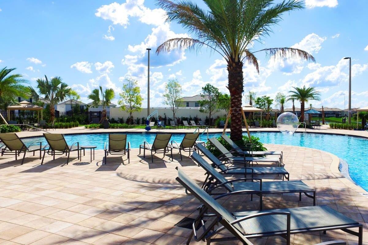 Gorgeous 4 Bedroom W/ Pool Close To Disney 4836 كيسيمي المظهر الخارجي الصورة