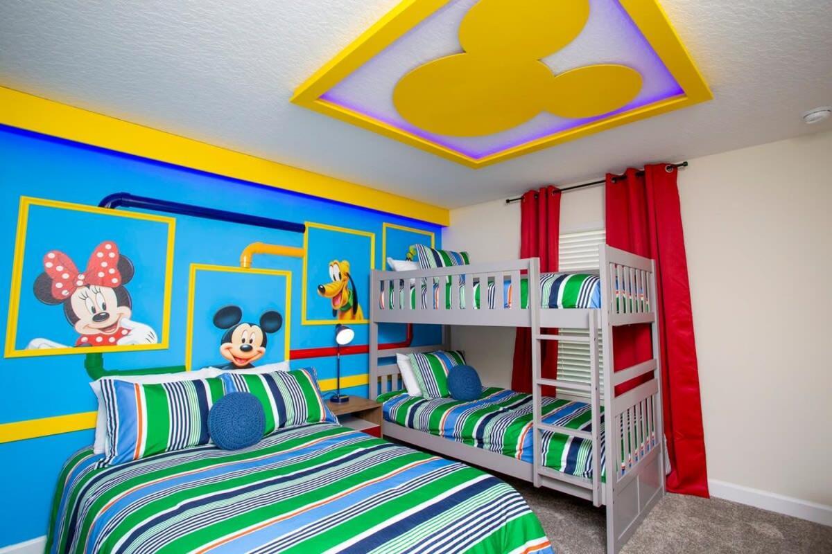 Gorgeous 4 Bedroom W/ Pool Close To Disney 4836 كيسيمي المظهر الخارجي الصورة